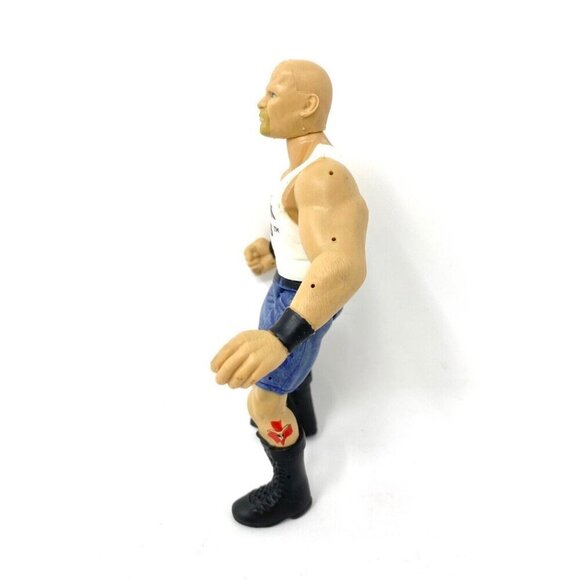 VTG 1998 Stone Cold Steve Austin Action Figure,‎ Jakks, Titan WWE WWF Wrestler - Picture 2 of 4
